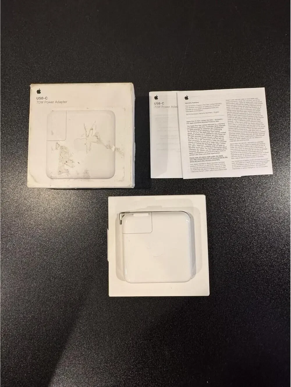 Genuine Apple 70W USB-C Power Adapter New Open Box [2251]